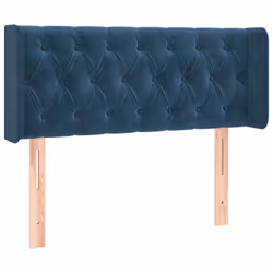 VidaXL 3123618 tête de lit et pied de lit Bleu foncé