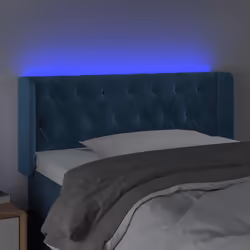 VidaXL 3123618 tête de lit et pied de lit Bleu foncé - Vue supplémentaire 4