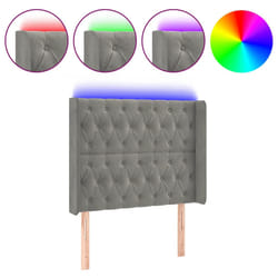 VidaXL 3123620 tête de lit et pied de lit Gris clair