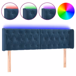 VidaXL 3123624, Bleu foncé, Polyester, Bois, 1470 mm, 78 cm, 88 cm, 160 mm
