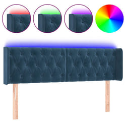 VidaXL 3123624 tête de lit et pied de lit Bleu foncé