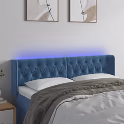 VidaXL 3123624 tête de lit et pied de lit Bleu foncé