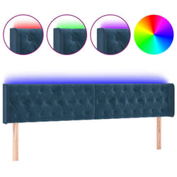 VidaXL 3123636 tête de lit et pied de lit Bleu foncé
