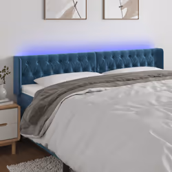 VidaXL 3123636 tête de lit et pied de lit Bleu foncé