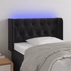 VidaXL 3123640 tête de lit et pied de lit Noir