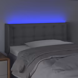 VidaXL 3123644 tête de lit et pied de lit Gris clair - Vue supplémentaire 4