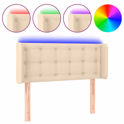 VidaXL 3123649, Crème, Polyester, Bois, 830 mm, 78 cm, 88 cm, 160 mm