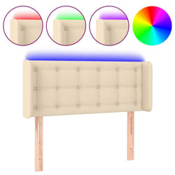 VidaXL 3123649 tête de lit et pied de lit Crème