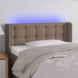 VidaXL 3123656 tête de lit et pied de lit Taupe