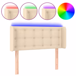 VidaXL 3123657, Crème, Polyester, Bois, 930 mm, 78 cm, 88 cm, 160 mm