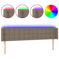 VidaXL 3123696 tête de lit et pied de lit Taupe
