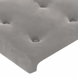 VidaXL 3123700 tête de lit et pied de lit Gris clair - Vue supplémentaire 5