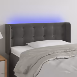 VidaXL 3123701 tête de lit et pied de lit Gris foncé