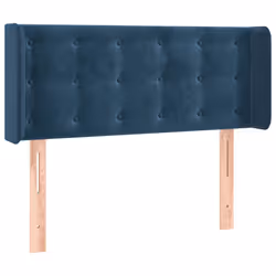 VidaXL 3123704 tête de lit et pied de lit Bleu foncé