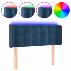 VidaXL 3123710, Bleu foncé, Polyester, Bois, 930 mm, 78 cm, 88 cm, 160 mm