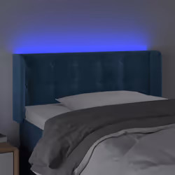 VidaXL 3123710 tête de lit et pied de lit Bleu foncé - Vue supplémentaire 4