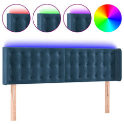 VidaXL 3123722 tête de lit et pied de lit Bleu foncé