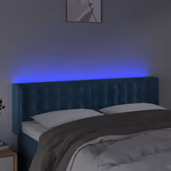 VidaXL 3123722 tête de lit et pied de lit Bleu foncé - Vue supplémentaire 4