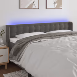 VidaXL 3123725 tête de lit et pied de lit Gris foncé