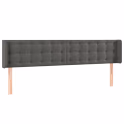 VidaXL 3123725 tête de lit et pied de lit Gris foncé