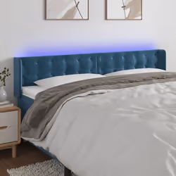 VidaXL 3123734 tête de lit et pied de lit Bleu foncé