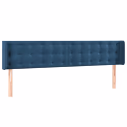 VidaXL 3123734 tête de lit et pied de lit Bleu foncé