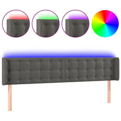 VidaXL 3123737 tête de lit et pied de lit Gris foncé