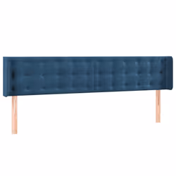 VidaXL 3123740 tête de lit et pied de lit Bleu foncé