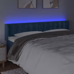 VidaXL 3123740 tête de lit et pied de lit Bleu foncé - Vue supplémentaire 4