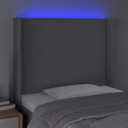 VidaXL 3123742 tête de lit et pied de lit Gris clair - Vue supplémentaire 4