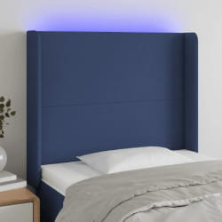 vidaXL Tête de lit à LED - Bleu