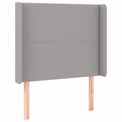 VidaXL 3123750 tête de lit et pied de lit Gris clair