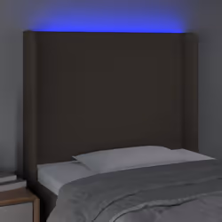 VidaXL 3123786 tête de lit et pied de lit Taupe - Vue supplémentaire 4