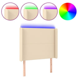 VidaXL 3123787 tête de lit et pied de lit Crème
