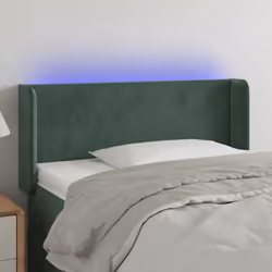 VidaXL 3123807 tête de lit et pied de lit Vert foncé - Vue supplémentaire 2