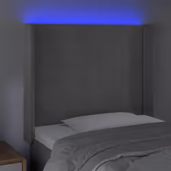 VidaXL 3123810 tête de lit et pied de lit Gris clair - Vue supplémentaire 4