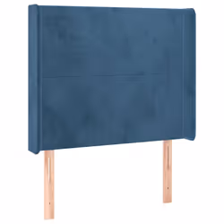 VidaXL 3123838 tête de lit et pied de lit Bleu foncé