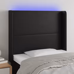 VidaXL 3123840 tête de lit et pied de lit Noir