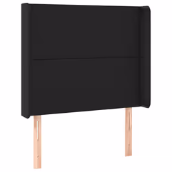 VidaXL 3123840 tête de lit et pied de lit Noir