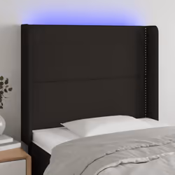 VidaXL 3123884 tête de lit et pied de lit Noir - Vue supplémentaire 2