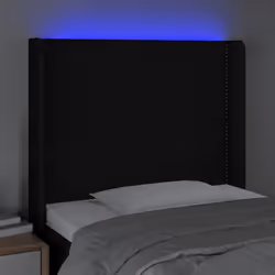 VidaXL 3123884 tête de lit et pied de lit Noir - Vue supplémentaire 4