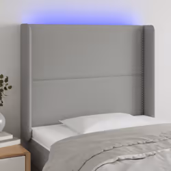 VidaXL 3123898 tête de lit et pied de lit Gris clair