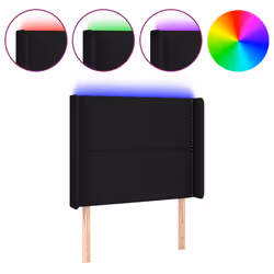 VidaXL 3123900, Noir, Polyester, Bois, 1030 mm, 118 cm, 128 cm, 160 mm