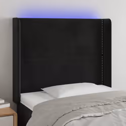 VidaXL 3123940 tête de lit et pied de lit Noir