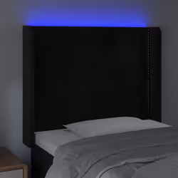 VidaXL 3123940 tête de lit et pied de lit Noir - Vue supplémentaire 4