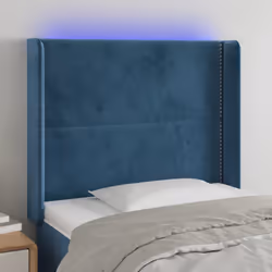 VidaXL 3123942 tête de lit et pied de lit Bleu foncé