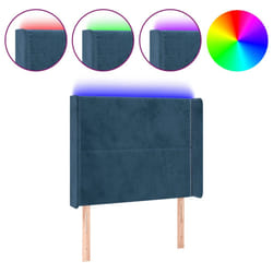 VidaXL 3123948 tête de lit et pied de lit Bleu foncé