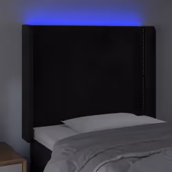 VidaXL 3123958 tête de lit et pied de lit Noir - Vue supplémentaire 4
