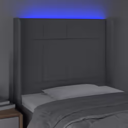 VidaXL 3124022 tête de lit et pied de lit Gris clair - Vue supplémentaire 4