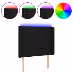 VidaXL 3124032, Noir, Polyester, Bois, 930 mm, 118 cm, 128 cm, 160 mm